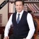 Ordos mùa thu và mùa đông trung niên áo len cashmere trung niên áo len nam vest vest