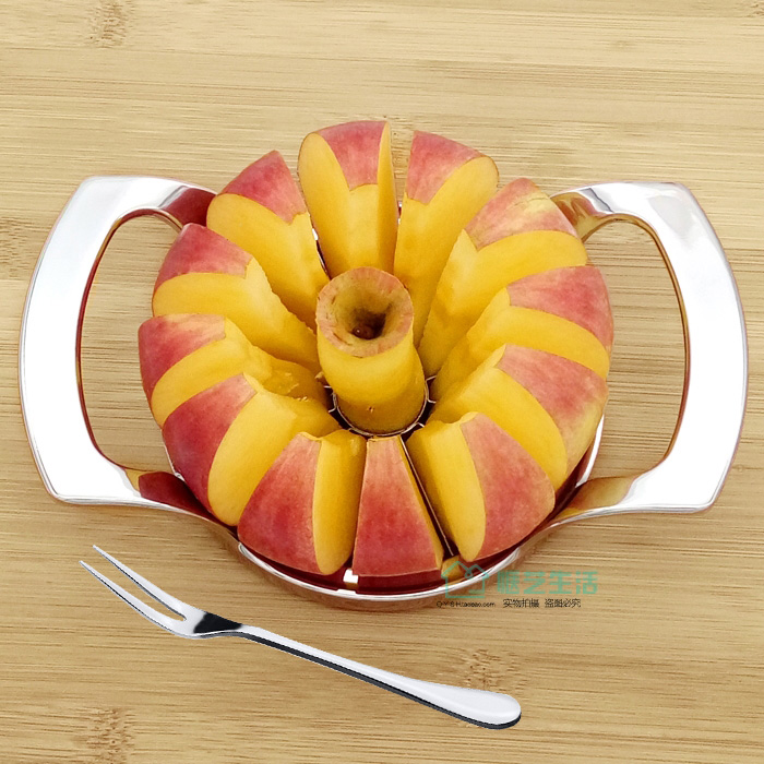 Fruit cutting artifact stainless steel apple cutting artifact tool splitting fruit cutting fruit slicer thickening