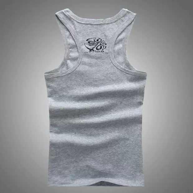 Cậu bé 10 cộng với béo 13 cậu bé lớn trẻ em mùa hè áo thể thao cotton 11 đứa trẻ lớn quần áo bóng rổ 12-15 tuổi - Áo vest cotton áo thun nam body