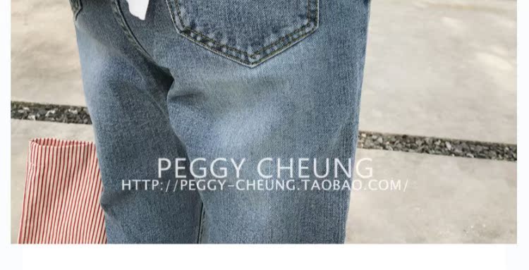 Quần jeans nữ Hồng Kông 2018 phiên bản Hàn Quốc mới của quần retro gió sang trọng cho học sinh quần ống rộng chín quần mùa hè quần jean nữ đẹp