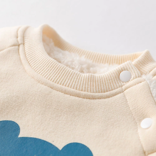 Детская демисезонная толстовка для новорожденных, удерживающий тепло комбинезон для раннего возраста, мужская куртка, детский утепленный пуховик