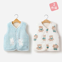 Белый медведь+синий медведь 【2 куска платья】