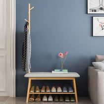 Shoe stool home Nordic door home storage stool simple modern entrance door shoe rack shoe cabinet wearing shoe stool