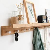 Home entrance adhesive hook Wall Wall mesh red hanger clothes hook clothes decoration hanger wall rack