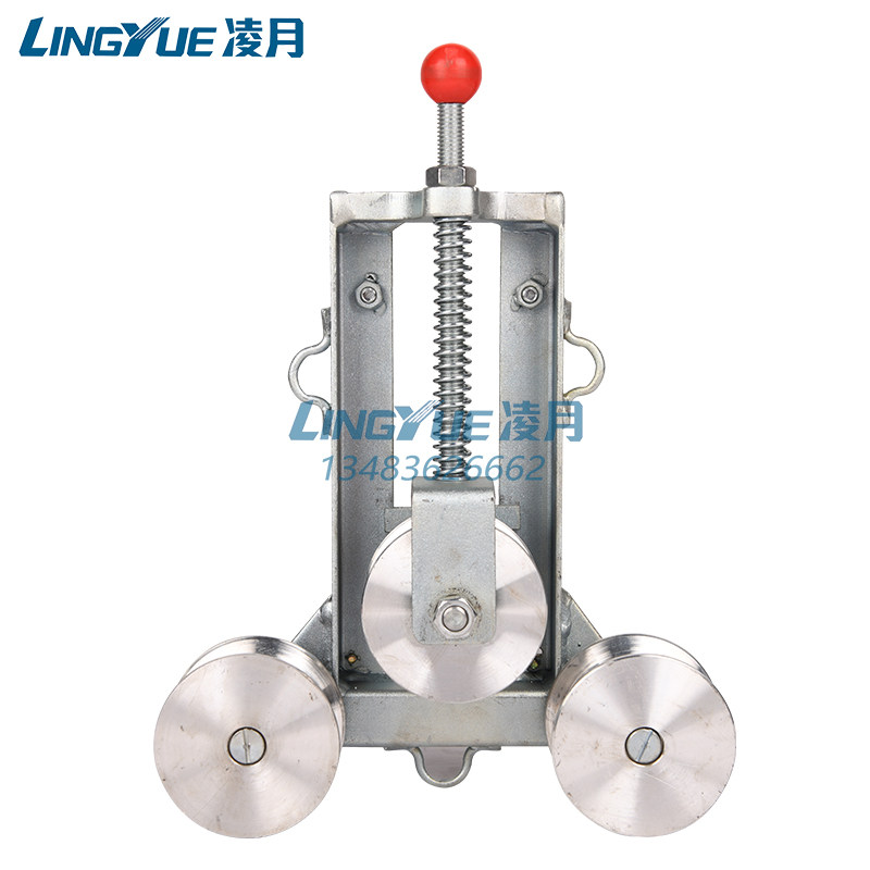 Lingyue grounding pulley Electrostatic grounding pin Cast iron wire protection pulley Aluminum wheel wire pulley Grounding pulley