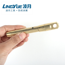 Cable stringer Traction head Galvanized steel head Lead head Cable stringer perforator Through tube guide head