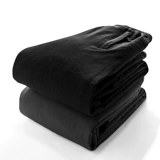 Мужские зимние удерживающие тепло штаны с пухом, для среднего возраста, высокая талия