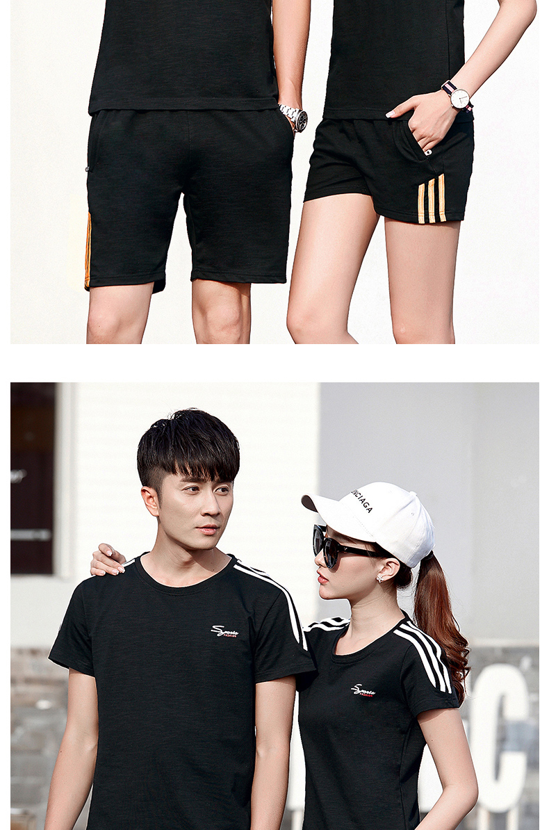 Phòng tập thể dục thể thao đặt người đàn ông bông lỏng mặc giản dị chạy mùa hè vài đồ thể thao của phụ nữ thể thao bộ áo bộ adidas