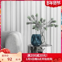 Nahmo simple modern blue transparent glass hydroponic irregular vase pine needle decoration with grass desktop ornaments