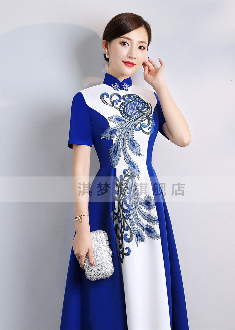 Robe de soirée manche de princesse - Ref 3210762 Image 19