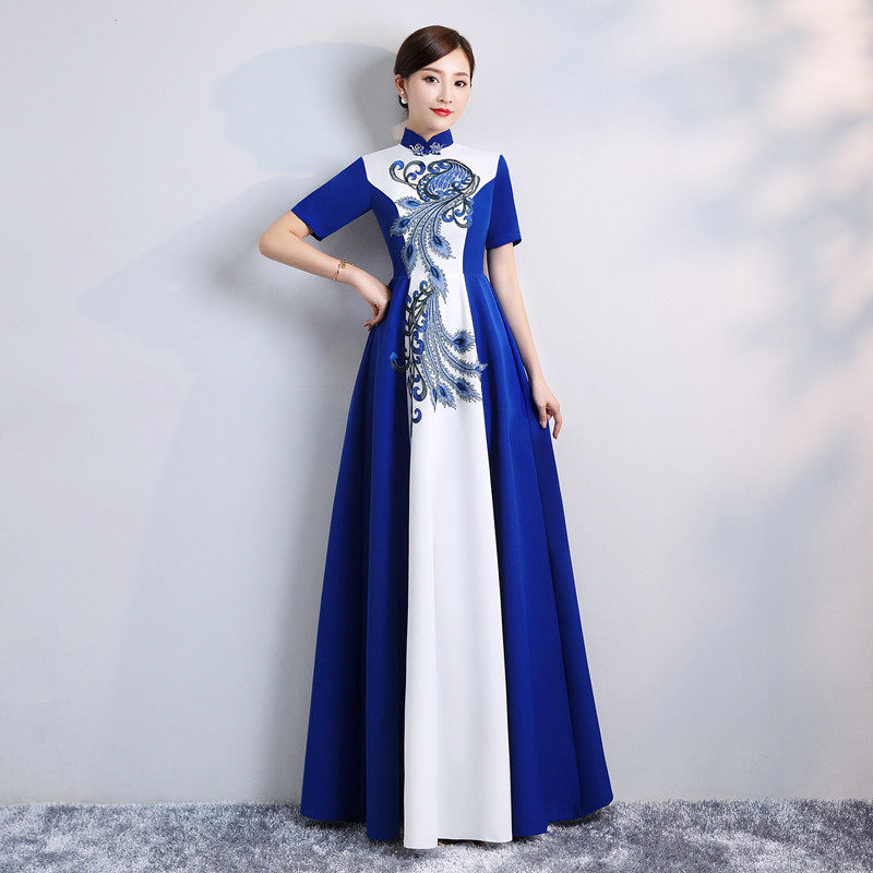 Robe de soirée manche de princesse - Ref 3210762 Image 4