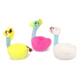 派滋露 Собака игрушка громкие бумажные зубы красочные плюшевые звуковые щенки и собаки и собаки с укусом щенки взаимодействие