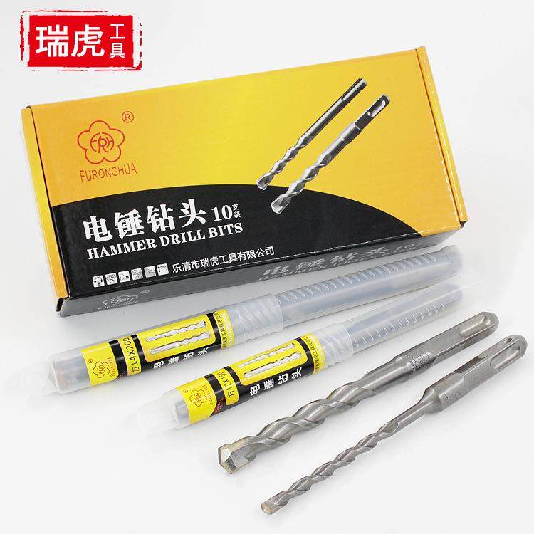 Boutique Square Handle Four Pit Electric Hammer Drill Bit wall Wall Impact Drill Bit concrete Eyewear Wall Brick Reaming Planting Fascia