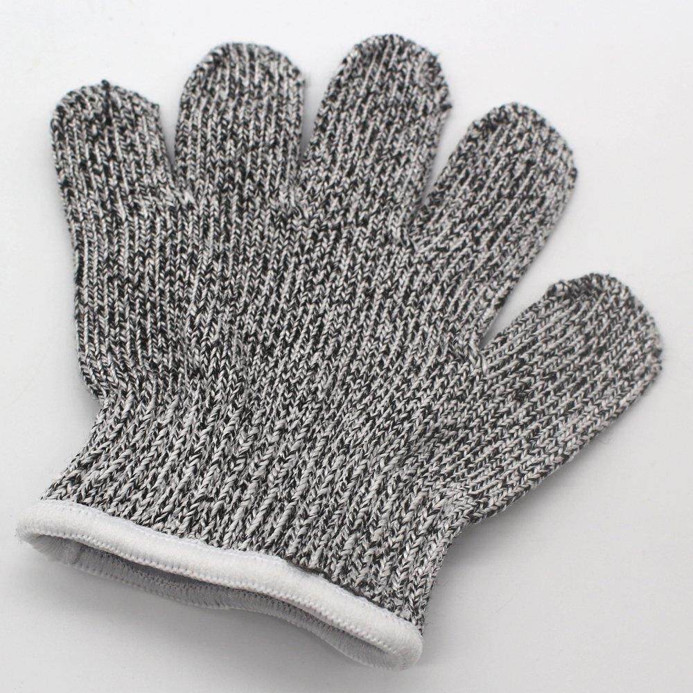 Factory direct sales Children's gardening outdoor sports kitchen cut-resistant wear-resistant gloves HPPE five-level cut-resistant foreign trade