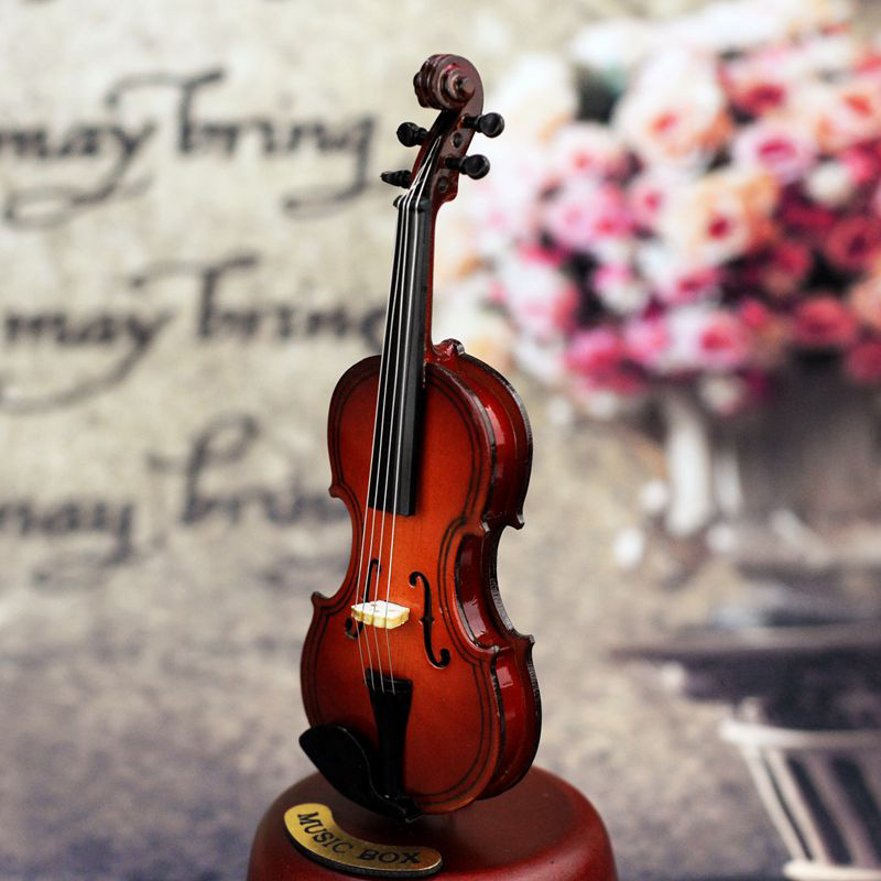 Wooden Music Box Music Box Sky City Boutique Creative Birthday Gifts for Boys and Girls Girls Small Gifts