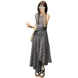 Летний жилет без рукавов, асимметричная длинная юбка, подходит для подростков, изысканный стиль