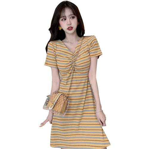 Элитное сексуальное летнее платье, французский стиль, в западном стиле, большой размер