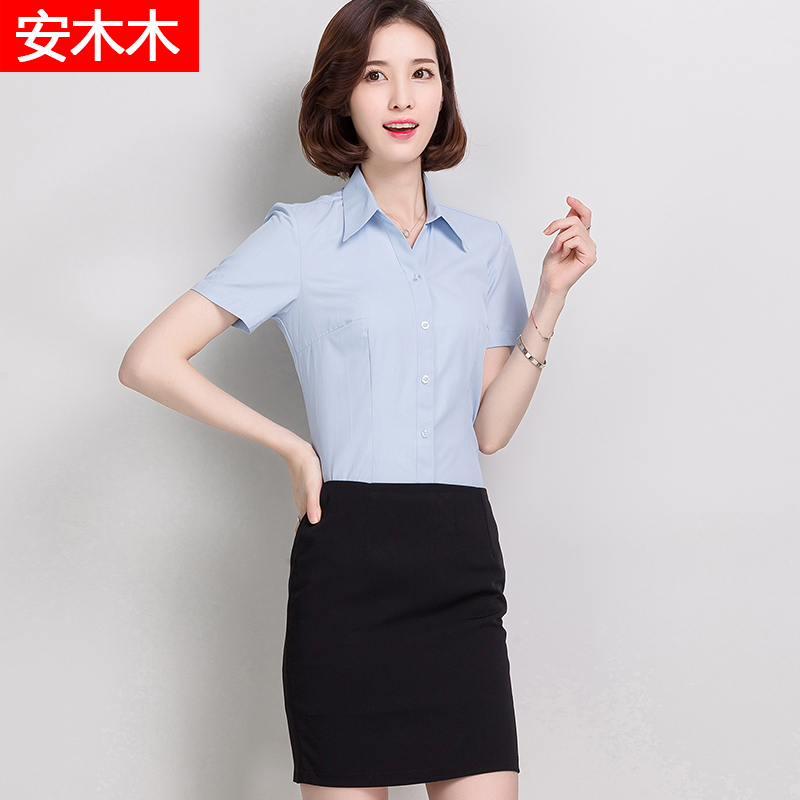white workwear dress