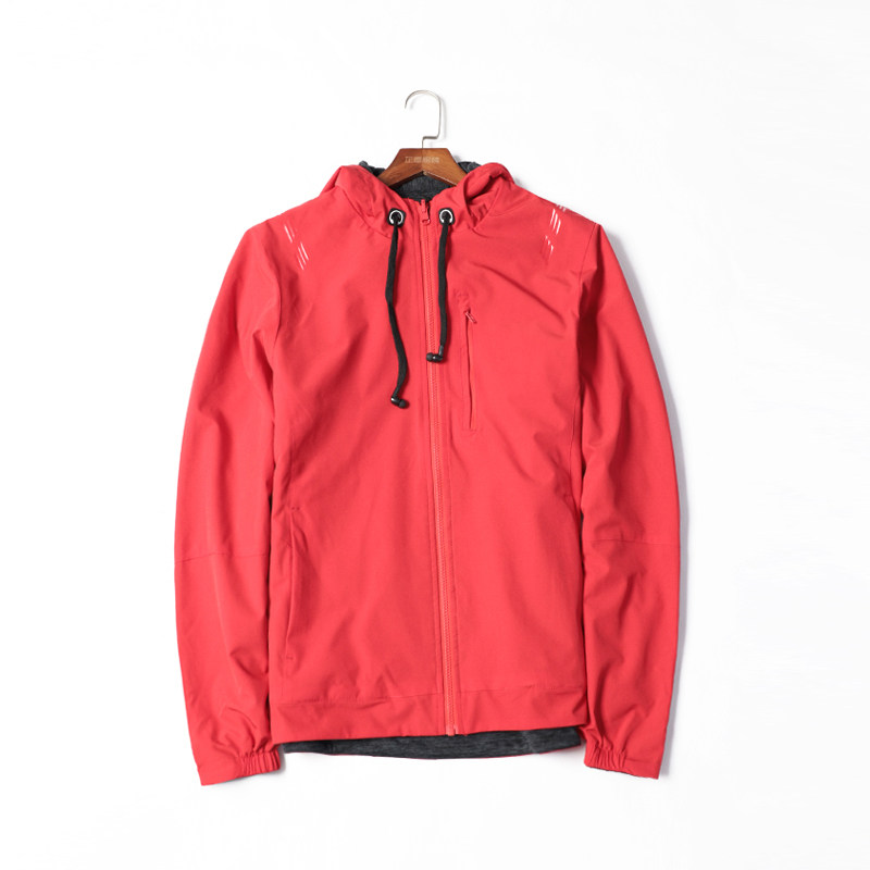 Foreign trade Original Single Spring and Autumn Men's clips Khymen Caps Loose Casual Large Size Coat Pure color Long sleeves Two sides to wear on both sides