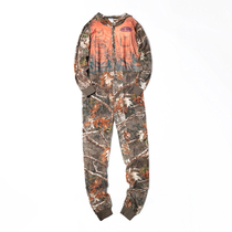 Foreign trade original single tail goods Autumn and winter mens and womens pajamas Fleece cartoon one-piece pajamas Long-sleeved warm home clothes