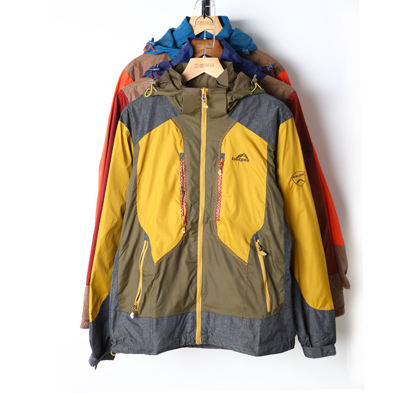 Foreign trade original single spring and summer men's and women's outdoor skin clothing Men's thin sports windbreaker jacket color hiking and cycling clothing
