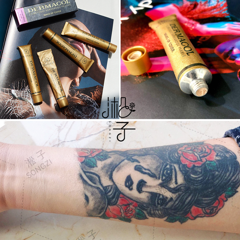 Brand bonded warehouse hair Czech Dermacol dermacol small gold tube concealer concealer acne print dark circles liquid foundation