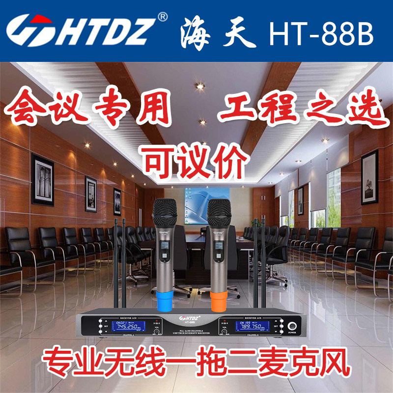 Haitian HTDZ original negotiable HT88B wireless one-for-two gooseneck conference new microphone Microphone