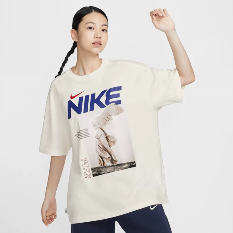 Nike/Nike Men's and Women's Same Style Sports Casual Loose and Comfortable Short-Sleeved T-Shirt Hf6292-133