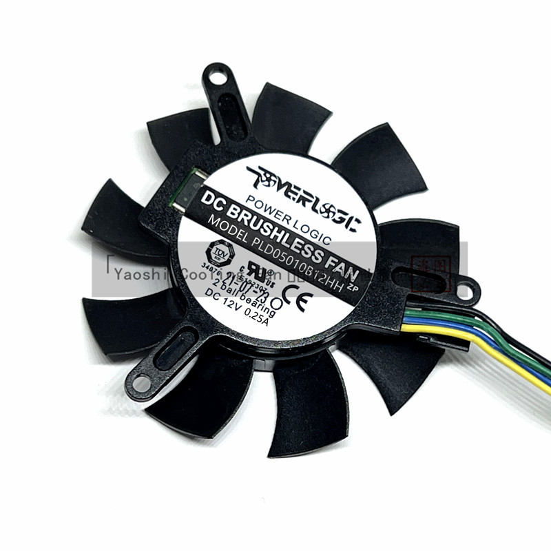 Suitable for Powerlogic 5010 5cm 5cm Frameless Graphics Card Equipment Fan Pld05010B12Hh Suitable for Powerlogic 5010 5cm 5cm Frameless Graphics Card Equipment Fan Pld05010B12Hh