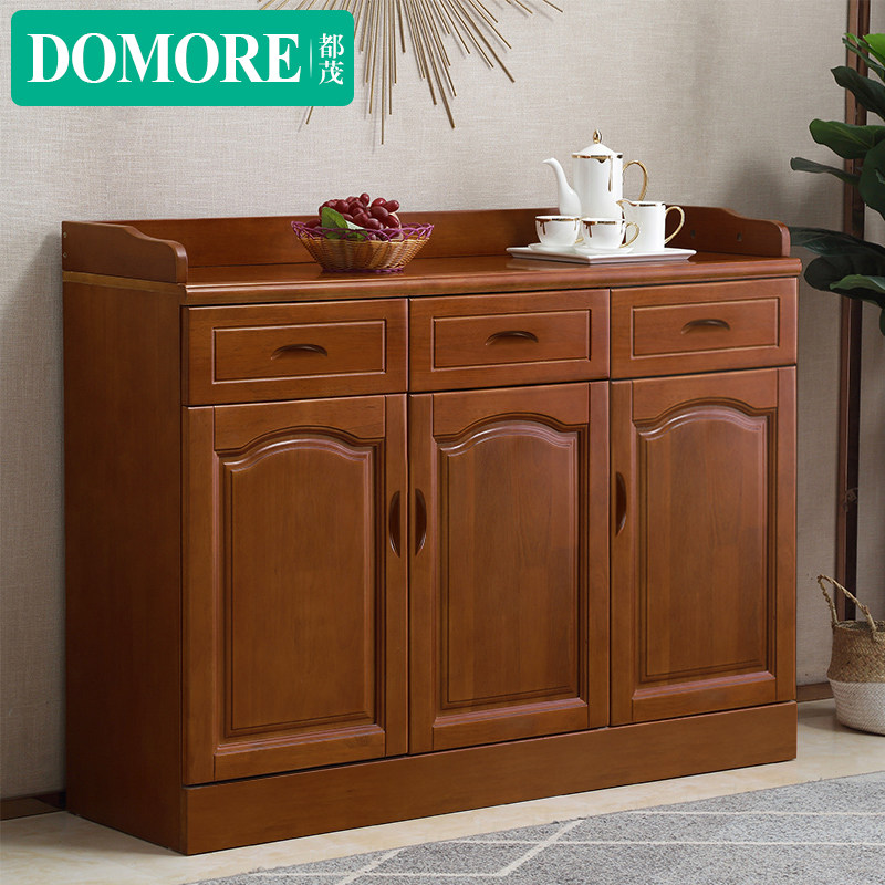 Modern Chinese Solid Wood Domestic Tea Water Cabinet Wine Cabinet Dining Cabinet Kitchenette kitchen Cupboard Containing cabinet Multi-functional