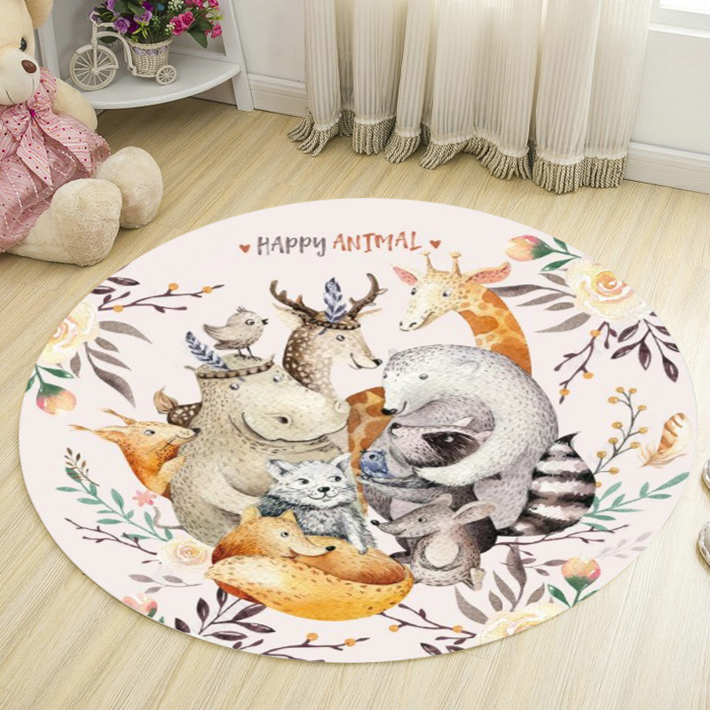Thông tư phòng khách bàn cà phê phòng ngủ thảm Bắc Âu tối giản hiện đại phòng trẻ em xoay ghế máy tính thảm giỏ - Thảm thảm trải sàn
