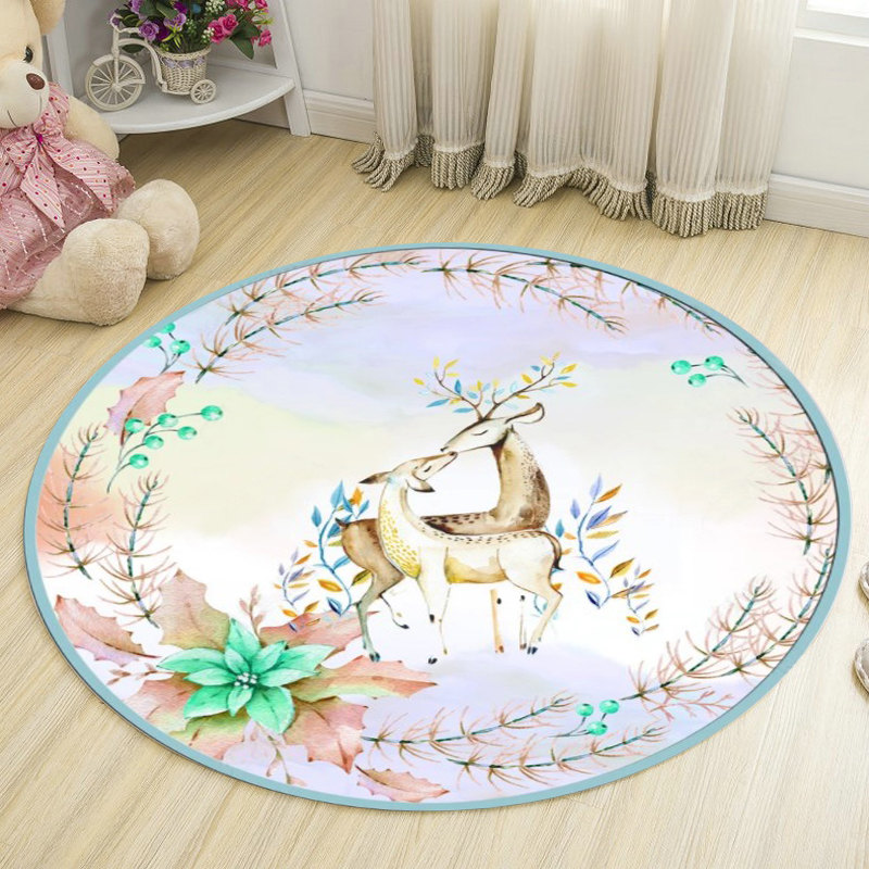 Thông tư phòng khách bàn cà phê phòng ngủ thảm Bắc Âu tối giản hiện đại phòng trẻ em xoay ghế máy tính thảm giỏ - Thảm thảm trải sàn