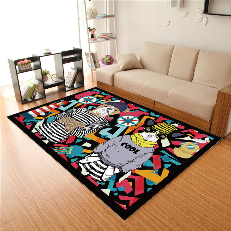 Carpet Floor Mat Modern Nordic Living Room Carpet Sofa Room Bedroom Bedside Carpet Tatami full of cute customised