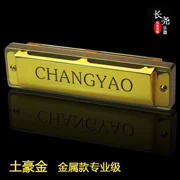 Harmonica / kim loại hòa tấu 10 lỗ blues hòa tấu + vải cọ xát Tô Châu Changyi nhạc cụ Yue cổ - Nhạc cụ phương Tây