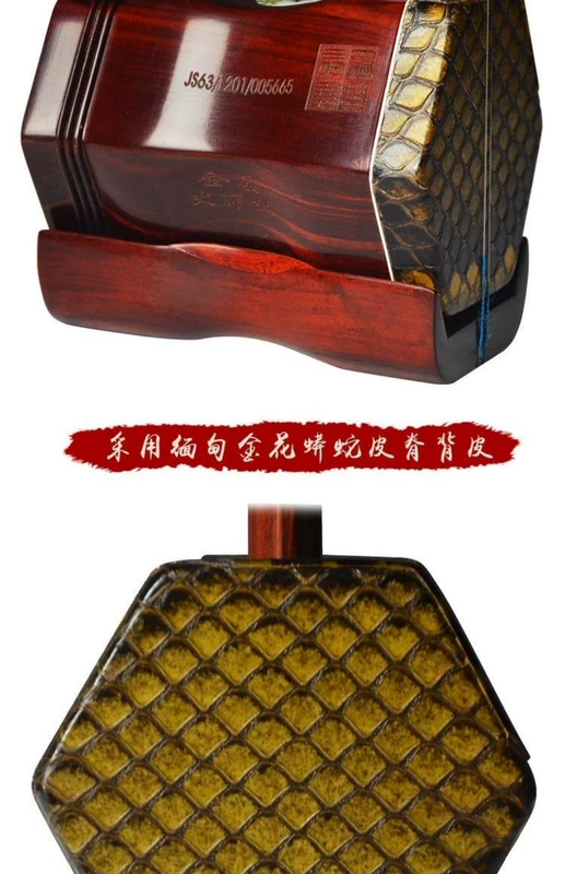 Mảng dài / gỗ hồng sắc thùy già gỗ hồng sắc erhu erhu erhu chuyên nghiệp chơi đàn nhị Gu Yue nhạc cụ phụ kiện - Nhạc cụ dân tộc