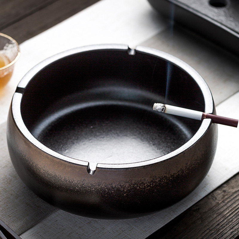 Creative ashtray light and luxurious Ashtray Zen the new Chinese retro Atmospheric Marriage Ashtray Living Room Big Mega Megacity