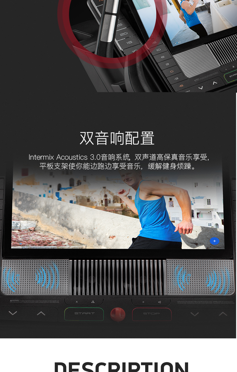 Biểu tượng Hoa Kỳ Ikang thông minh đầy đủ màu sắc màn hình máy chạy bộ đa năng câm máy tập thể dục câm - Máy chạy bộ / thiết bị tập luyện lớn máy chạy bộ bk 8000