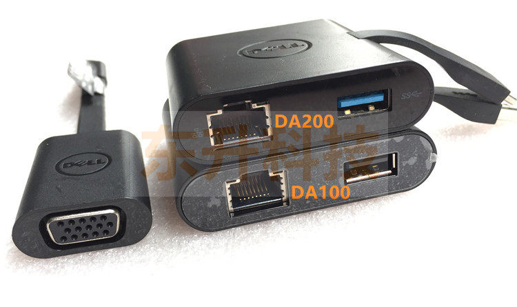Dell Dell Dell DA200 USB Type-C turn to HDMI VGA B Ethernet USB3 0 DA300 expansion dock