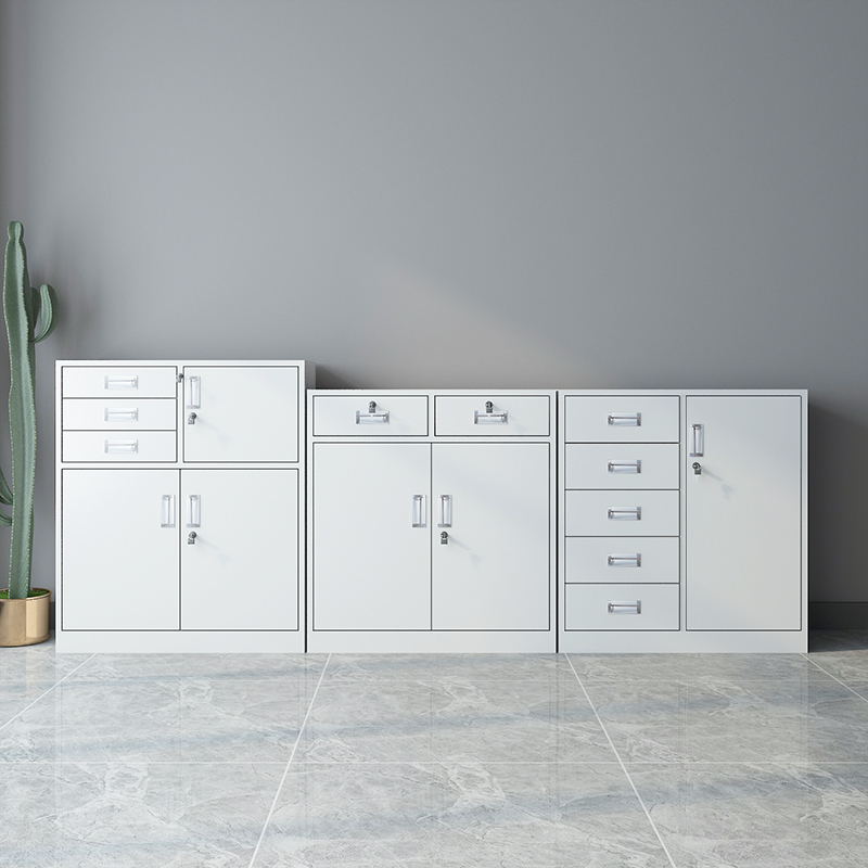 File cabinet Low cabinet Tin cabinet Lockable drawer storage cabinet Office steel file cabinet Financial certificate cabinet