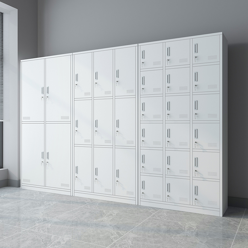 Steel locker Employee storage locker Lockable cabinet Tin cabinet Dormitory wardrobe Multi-door storage locker