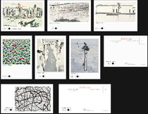 2022 Hong Kong Collection Collection Postcards of Wu Guanzhong’s Paintings 7 544C