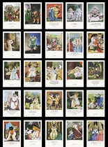 2021 Postcards from Shakespeares Play Cats Painting by Painter Susan Herbert Set of 25 62