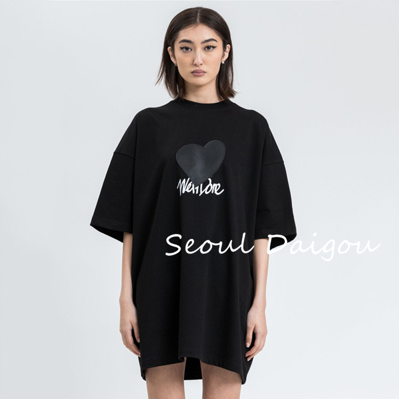 we11done Official Web 21ss Cortical Love Printed Logo Loose T-shirt Welldone Short Sleeve