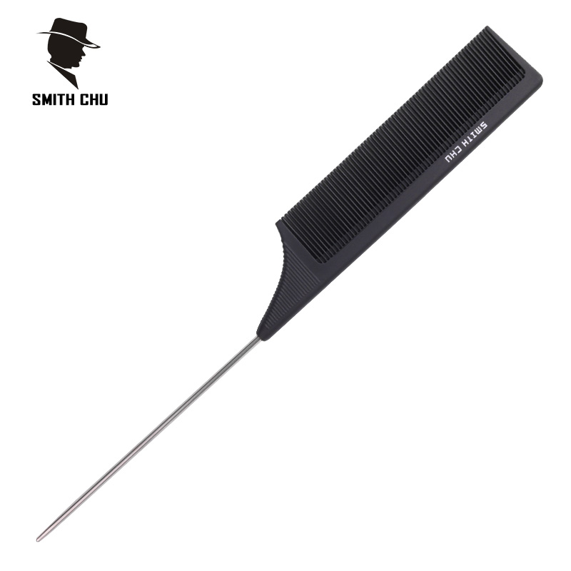 Chu Tinsmith Professional Beauty Hair Pointed Tail Comb Beats Hair Comb Hair Picking Comb Resistant Comb High Temperature Resistant Carbon Fiber