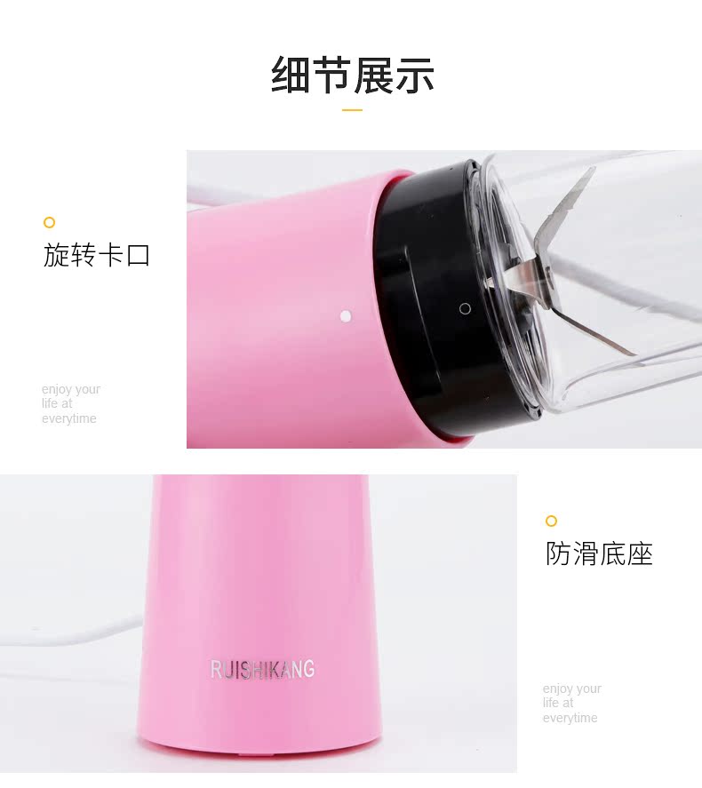 máy ép hoa quả Máy ép trái cây cầm tay Máy ép trái cây mini mini tự động dùng trong gia đình 0,68kg máy ép chậm mokkom