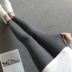 Quần legging nữ mặc mùa đông cộng nhung nhung dày mm cộng với phân XL ấm chân mỏng 9 quần cotton quần legging ngố Quần tây thường