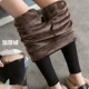Quần legging nữ mặc mùa đông cộng nhung nhung dày mm cộng với phân XL ấm chân mỏng 9 quần cotton quần legging ngố