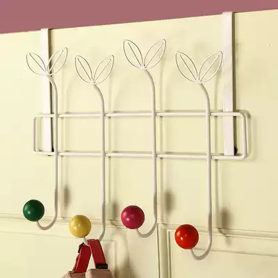 Wall hanging hook, nail-free behind the door, strong, seamless, punch-free hanger, bedroom coat hook, powder room, bathroom shelf