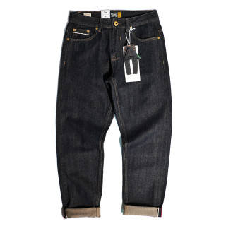 Heavyweight american vintage red and white selvedge denim jeans