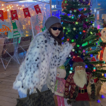 Young fur coat 2021 Winter new Korean version of temperament BAO WEN imitation fur thick loose wool coat women